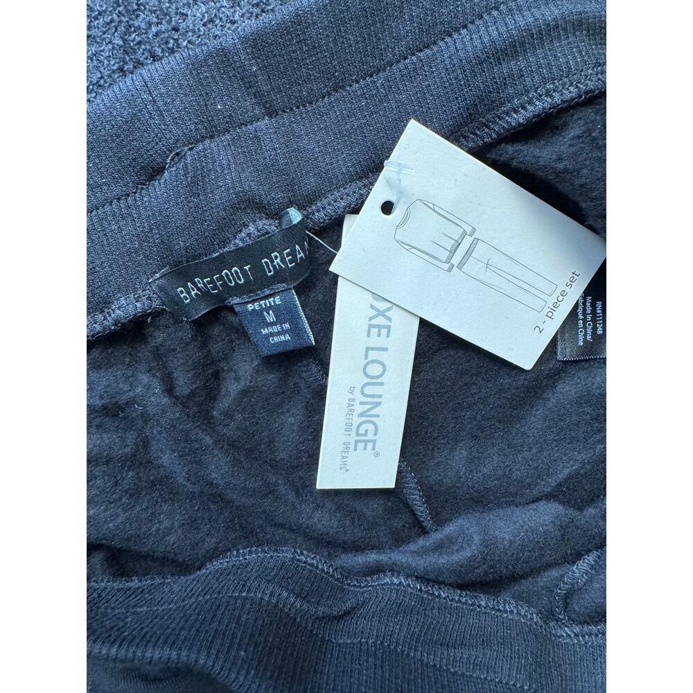 QVC Barefoot Dreams Lite Pullover & Straight Leg Pant NWT COLOR BLACK SIZE MP - Picture 7 of 11